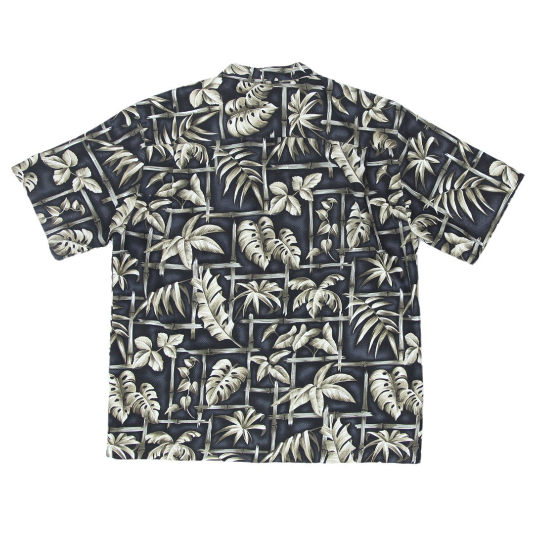 Mens Hunt Club Leaf Print Hawaiian Shirt