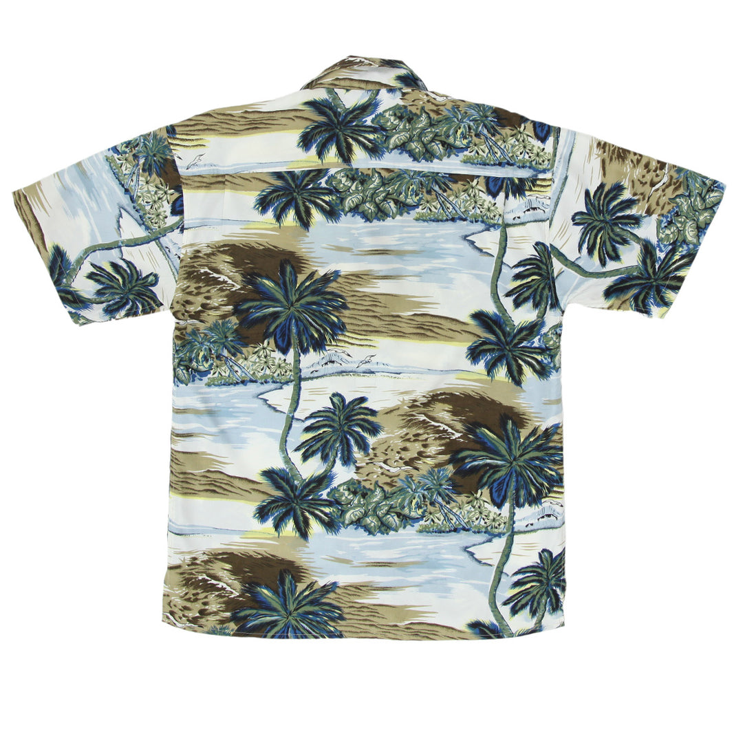 Mens Miami Island Print Hawaiian Shirt