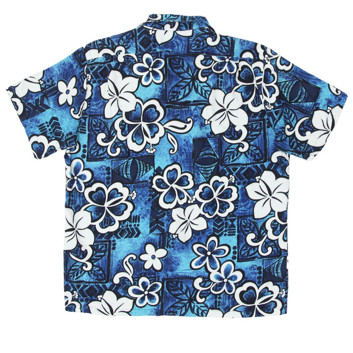 Mens Hilo Hattie Floral Hawaiian Shirt