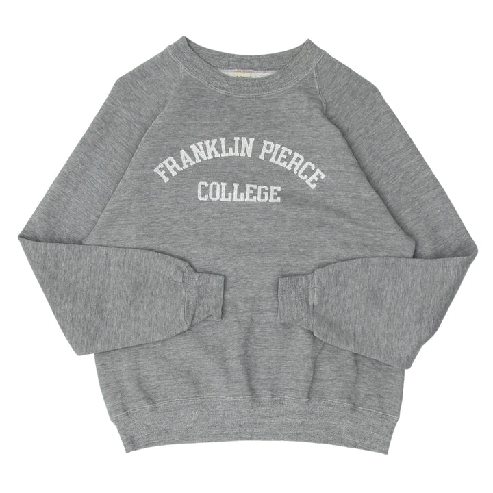 Vintage Franklin Pierce College Gray Crewneck Sweatshirt Made in USA