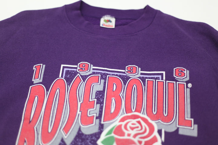 1996 Vintage Northwestern Wildcats Rose Bowl Crewneck Sweatshirt Made in USA