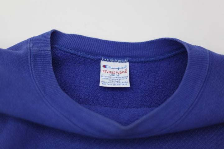 Vintage Champion Reverse Weave Embroidered Sweatshirt Made In USA