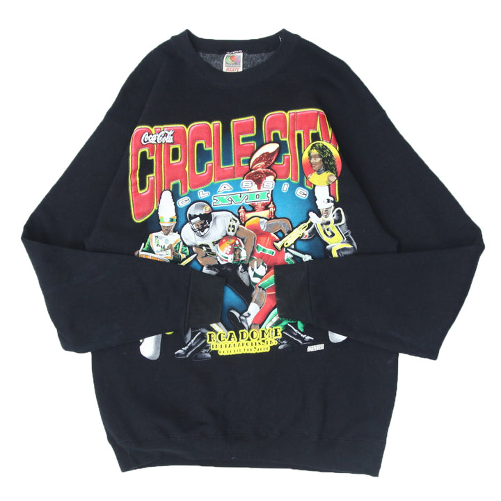 2000 Vintage Coca Coal Circle City Classic Crewneck Sweatshirt