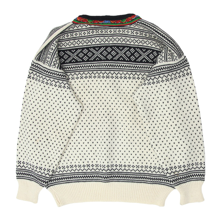 Vintage Dale Of Norway Pure Wool Knitted Pullover Sweater Ladies - Migration_Jumper & Knitwear - B2G1, Category_Default Category/VINTAGE, Category_Default Category/VINTAGE/WOMEN - side view