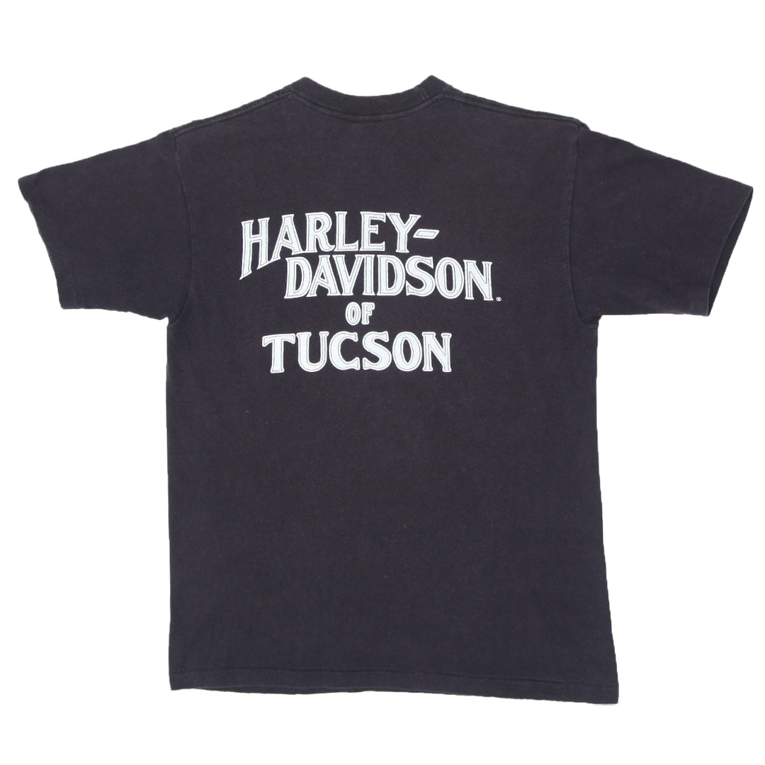 1998 Vintage Harley Davidson of Tucson T-Shirt S.Stitch Made In USA Black M