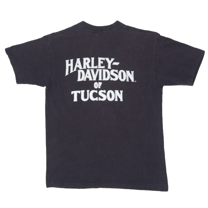 1998 Vintage Harley Davidson of Tucson T-Shirt S.Stitch Made In USA Black M