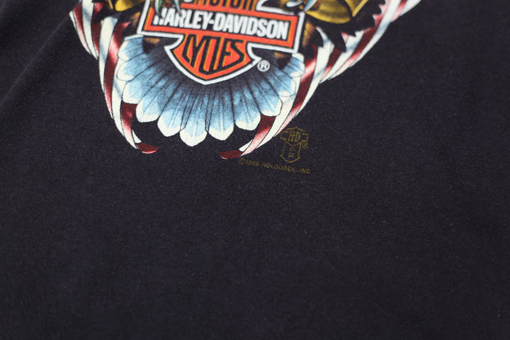 1998 Vintage Harley Davidson of Tucson T-Shirt S.Stitch Made In USA Black M