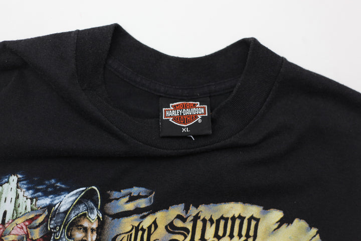 1990 Vintage 3d Emblem Harley Davidson Custom Tank T-Shirt Made in USA XL