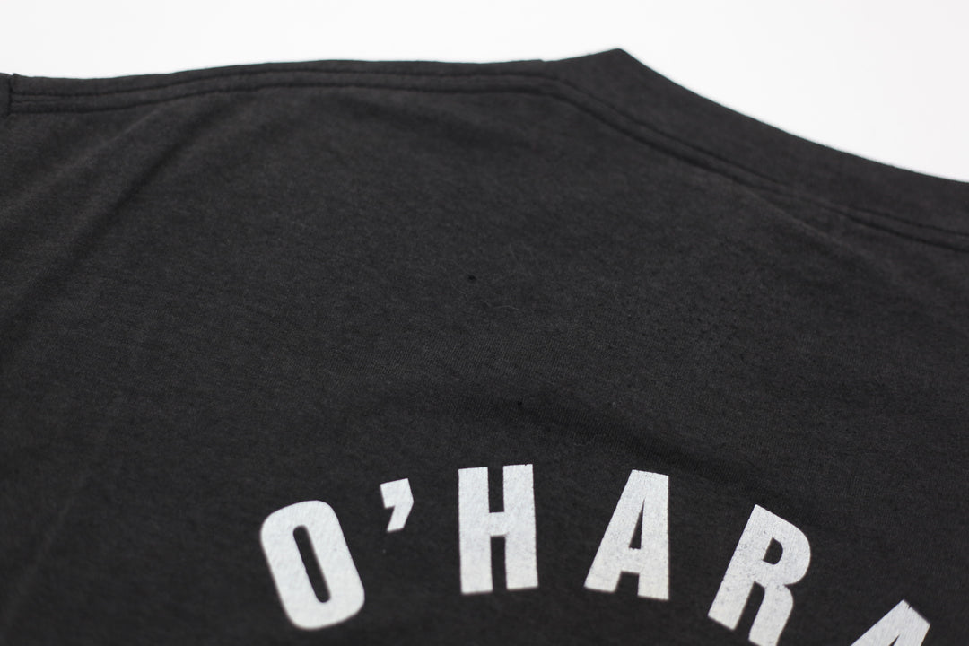 1990 Vintage 3D Emblem Harley Davidson O'hara's T-Shirt S.Stitch Black XL