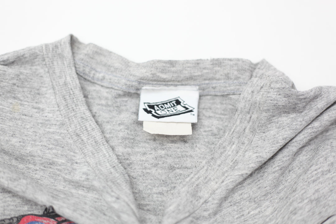 Vintage Marvel Comics Spiderman And Devil T-Shirt Gray Admit One XXL