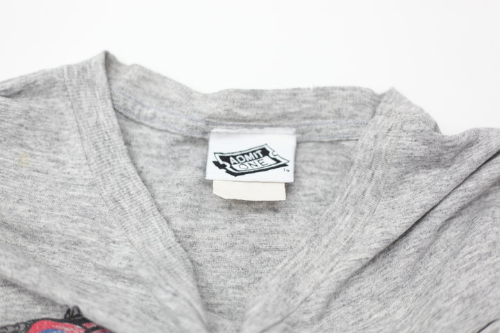 Vintage Marvel Comics Spiderman And Devil T-Shirt Gray Admit One XXL