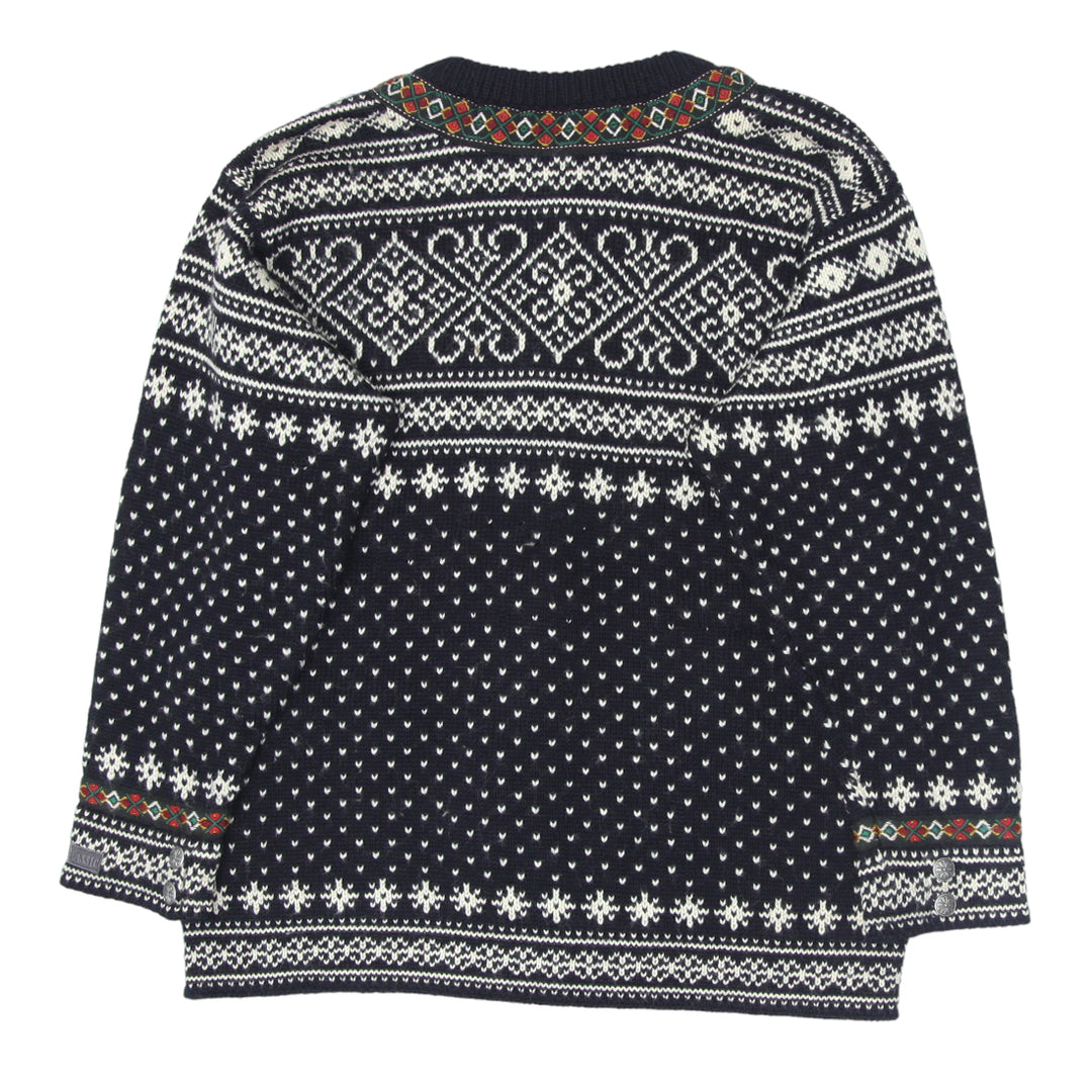 Vintage Dale Of Norway Knitted Cardigan Sweater Ladies - Migration_Jumper & Knitwear - B2G1, Category_Default Category/VINTAGE, Category_Default Category/VINTAGE/WOMEN - side view