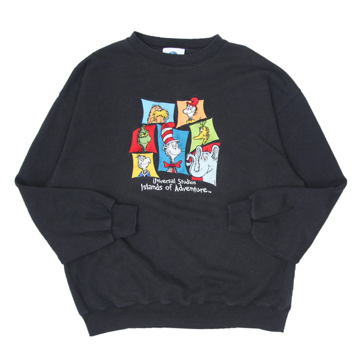 Vintage Universal Studios Island Of Adventure Dr. Seuss Sweatshirt