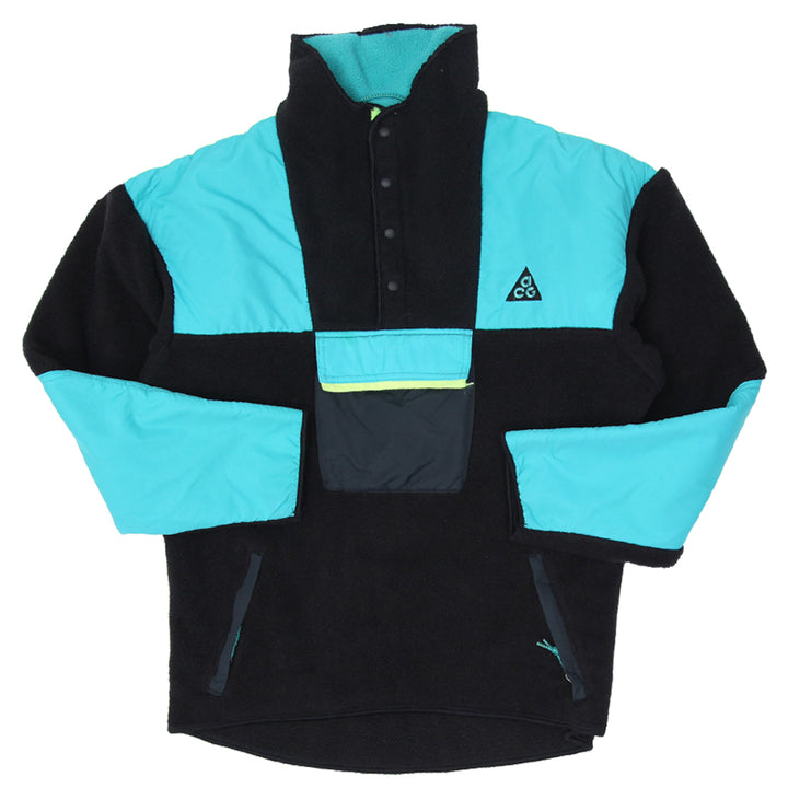 Vintage Nike ACG Devil's Tower Snap Button Fleece Pullover Made in USA