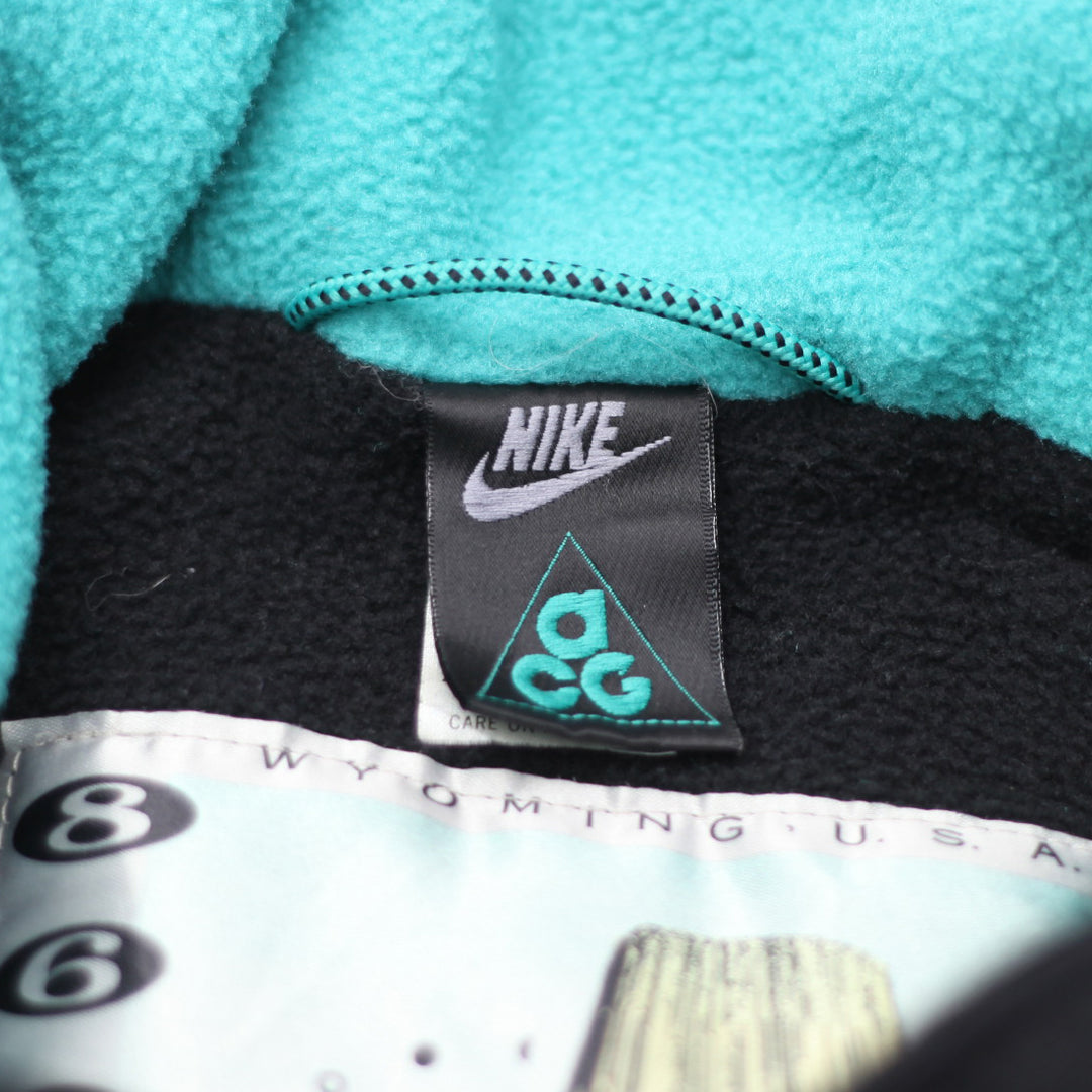 Vintage Nike ACG Devil's Tower Snap Button Fleece Pullover Made in USA