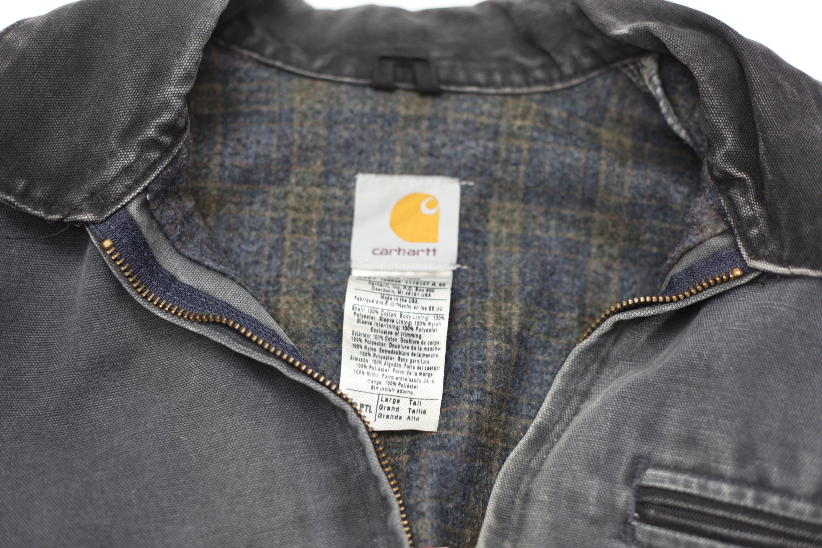 Shop Mens Carhartt J97 PTL Blanket Lined Detroit Jacket | Fashion