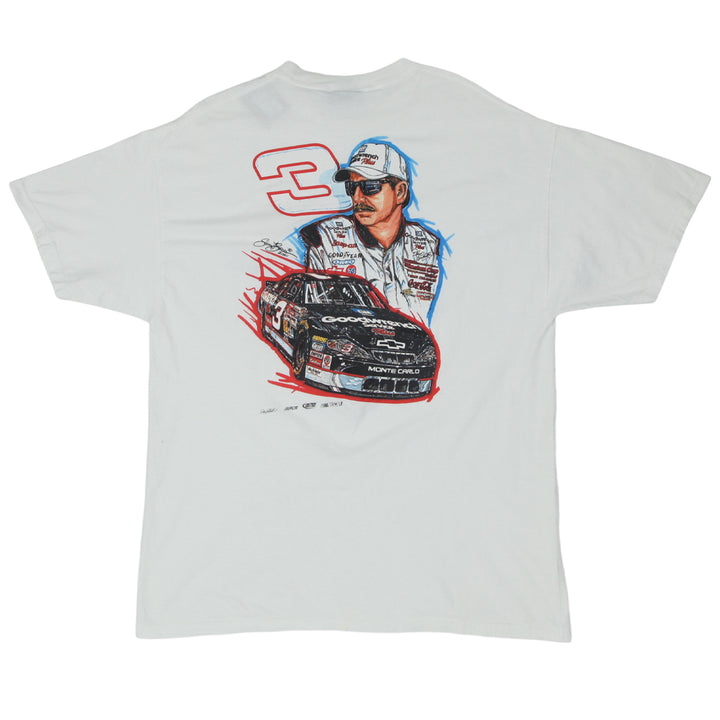 Vintage Dale Earnhardt 3 Nascar Racing T-Shirt Chase Authentics L