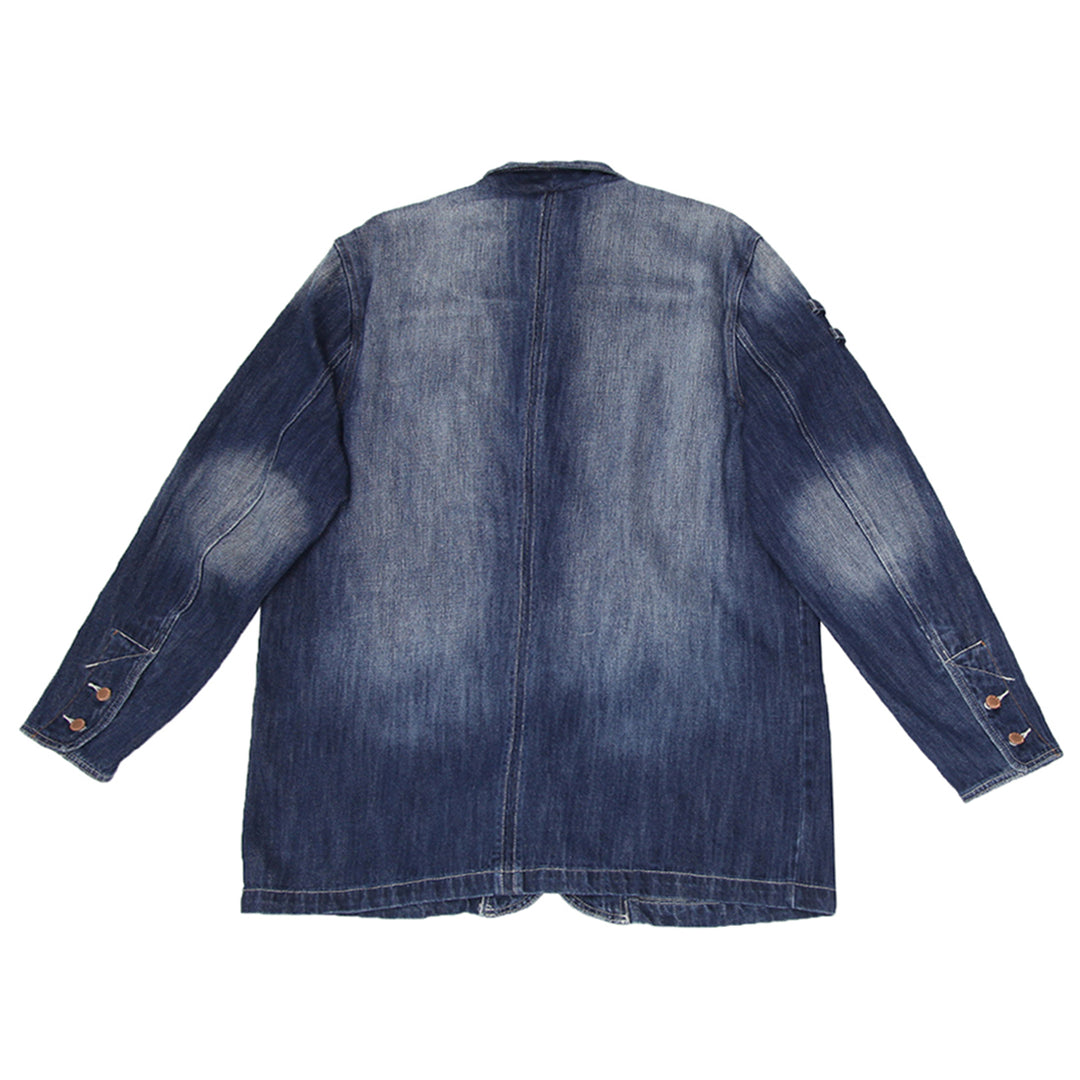 Mens Y2K ENYCE Chore Coat Denim Jacket