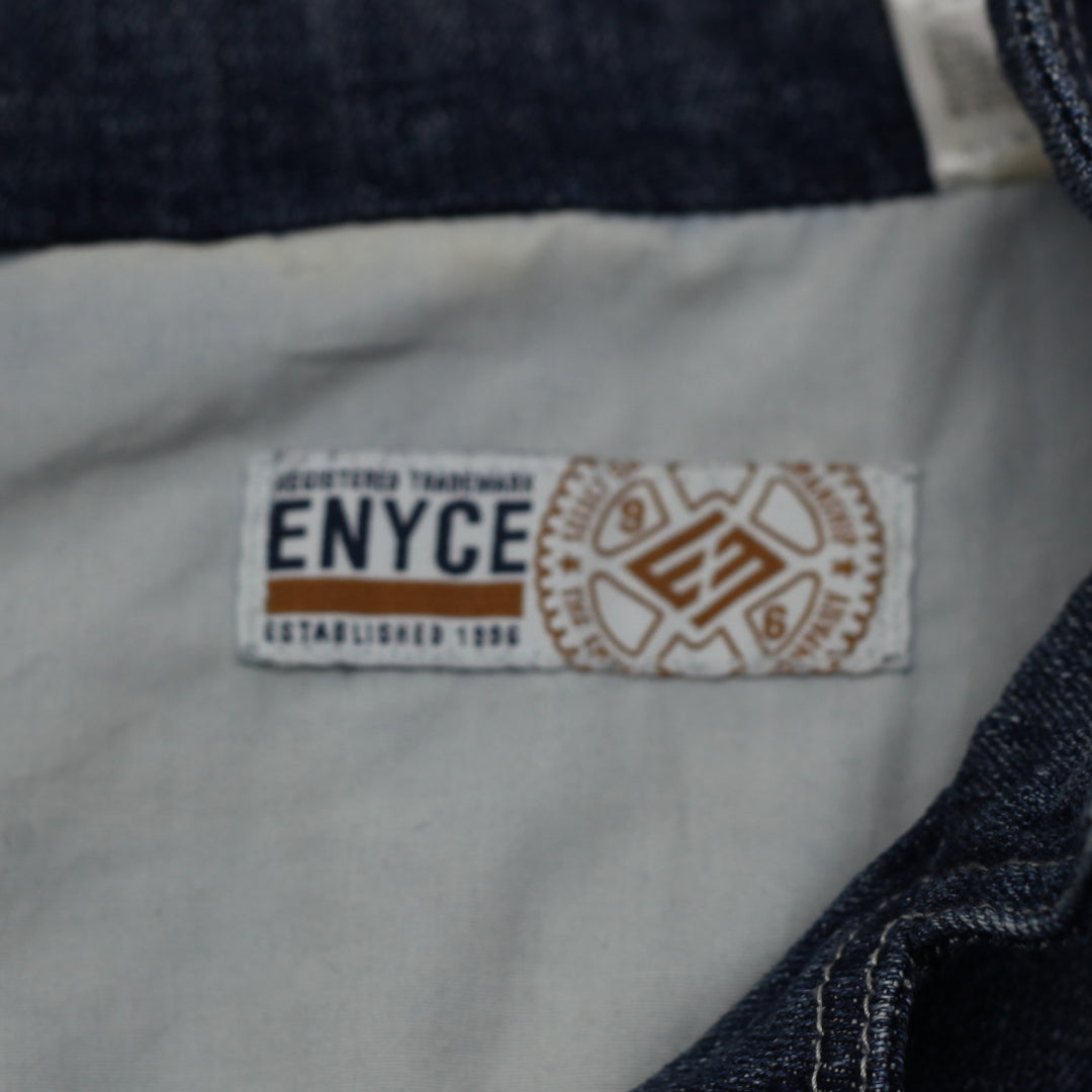 Mens Y2K ENYCE Chore Coat Denim Jacket
