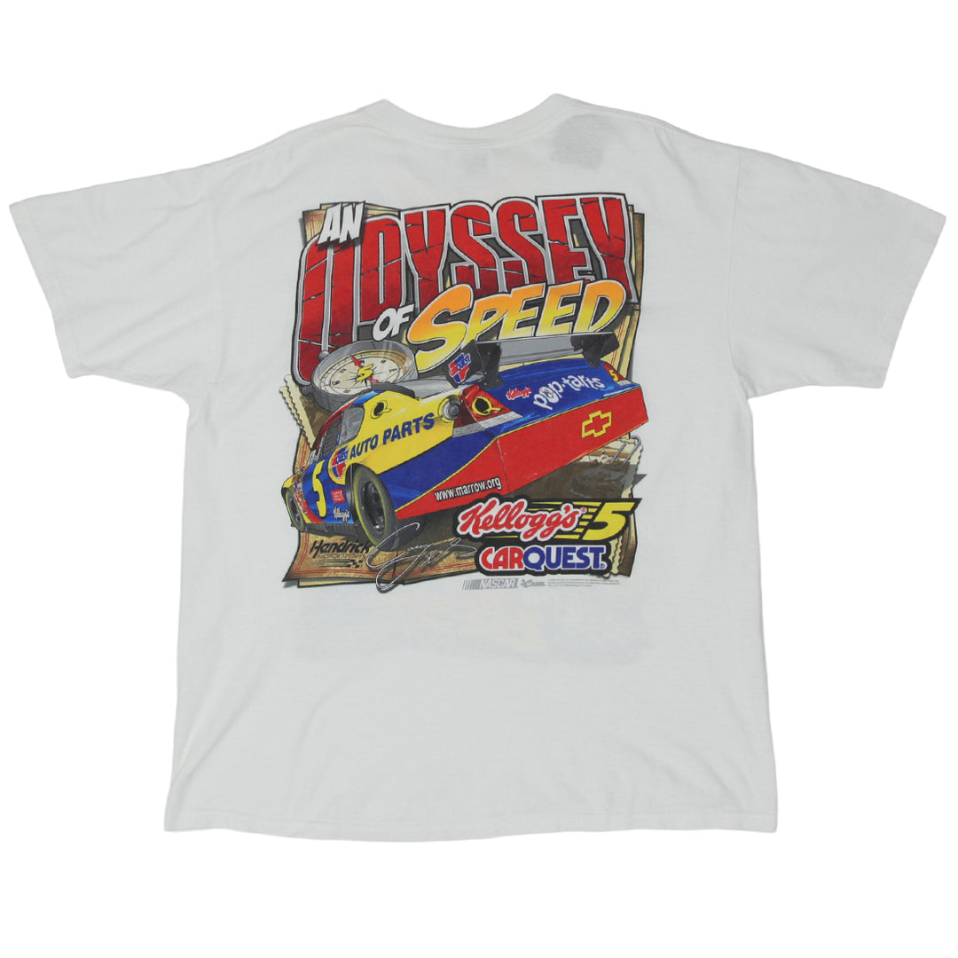 Vintage Chase Authentics Casey Mears The Quest To Be The Best T-Shirt