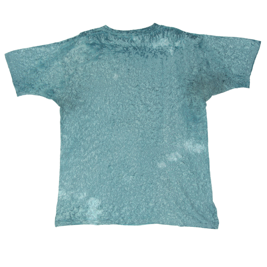 Vintage 90s Alien Eight Tie Dye Glow In The Dark T-shirt Single Stitch