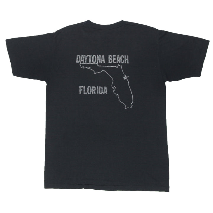 Vintage Harley Davidson Daytona Beach Florida T-Shirt Single Stitch Made In USA L