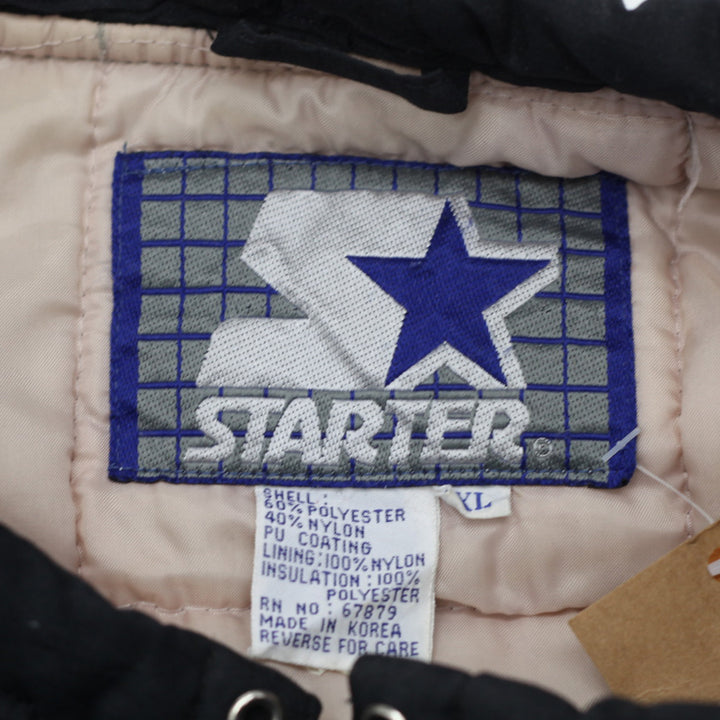 Mens Starter Oakland Riders Quilted Full Zip Jacket