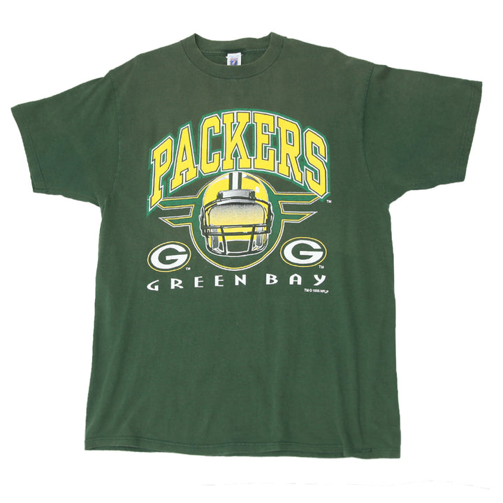 1995 Vintage Green Bay Packers T-Shirt Logo 7 XL