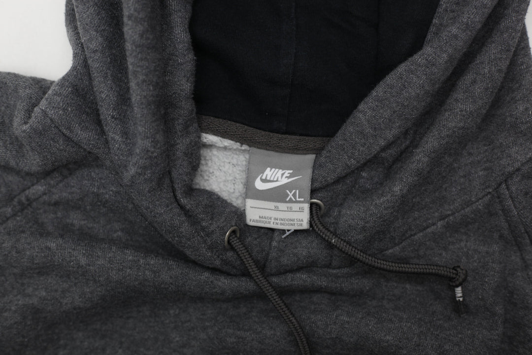Vintage Embroidered Swoosh Nike Logo Pullover Hoodie