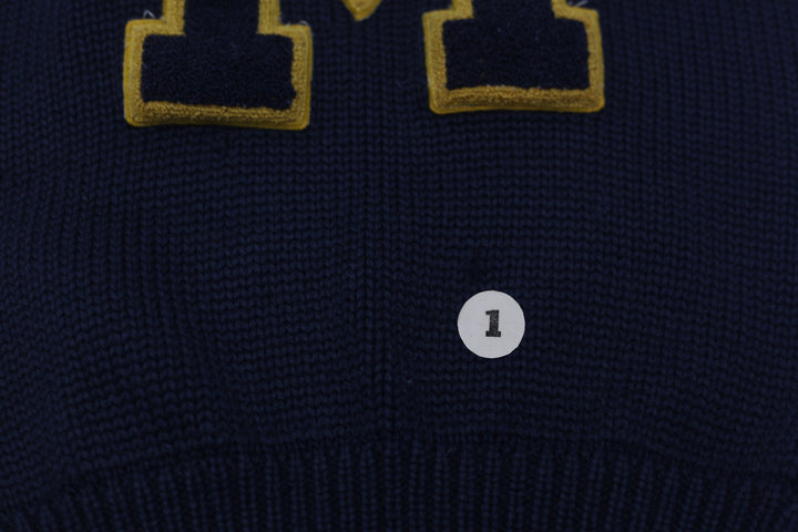 Vintage Ladies University of Michigan Wool Varsity Sweater