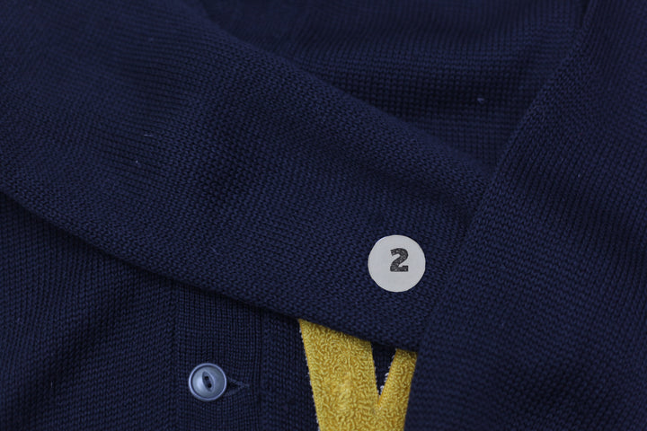 Vintage Ladies 60's/70's Button Front Wool Varsity Sweater