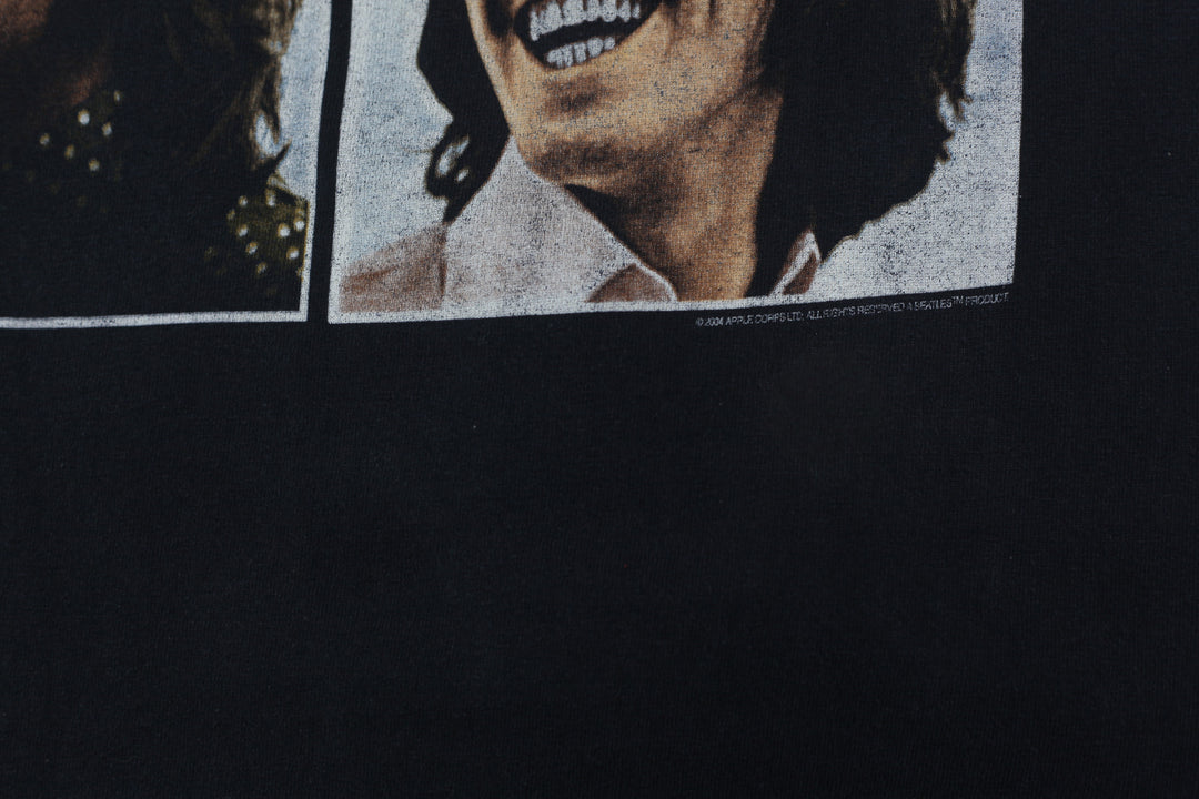 Vintage 2004 The Beatles Let It Be Black Band Tee T-Shirt Men’s