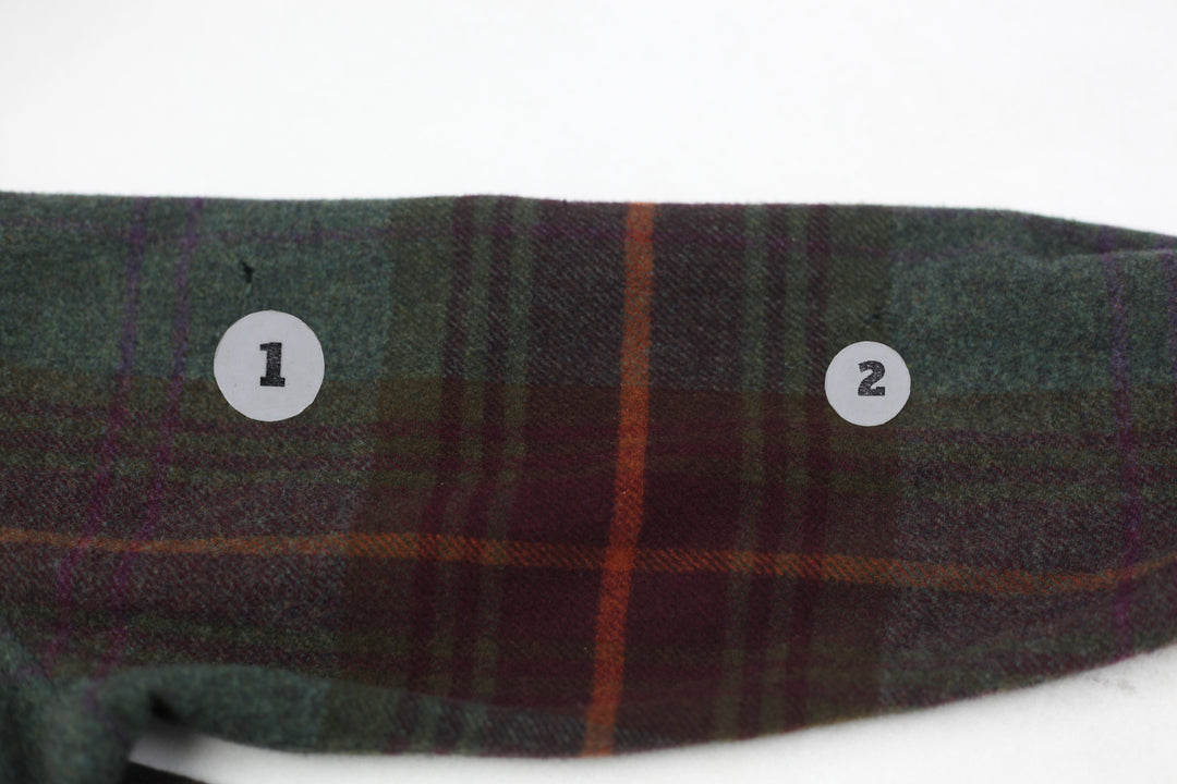 Vintage Ralph Lauren Medium Tartan Plaid RRL Green Tweed Jacket Shirt