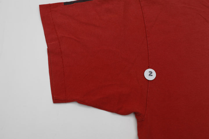 Vintage Nike Jordan Big Logo T-Shirt 90s Single Stitch Distressed Collar