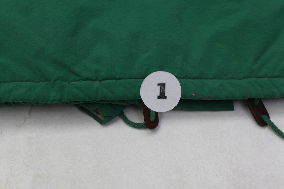 Vintage 1990s Eagles Starter Kelly Green Hooded Jacket