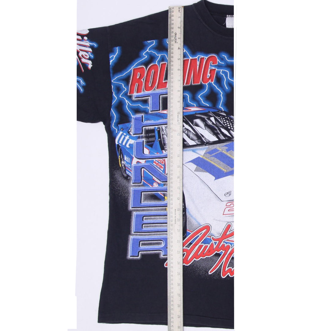Rusty Wallace Vintage 1997 Rolling Thunder Miller Light AOP T-Shirt