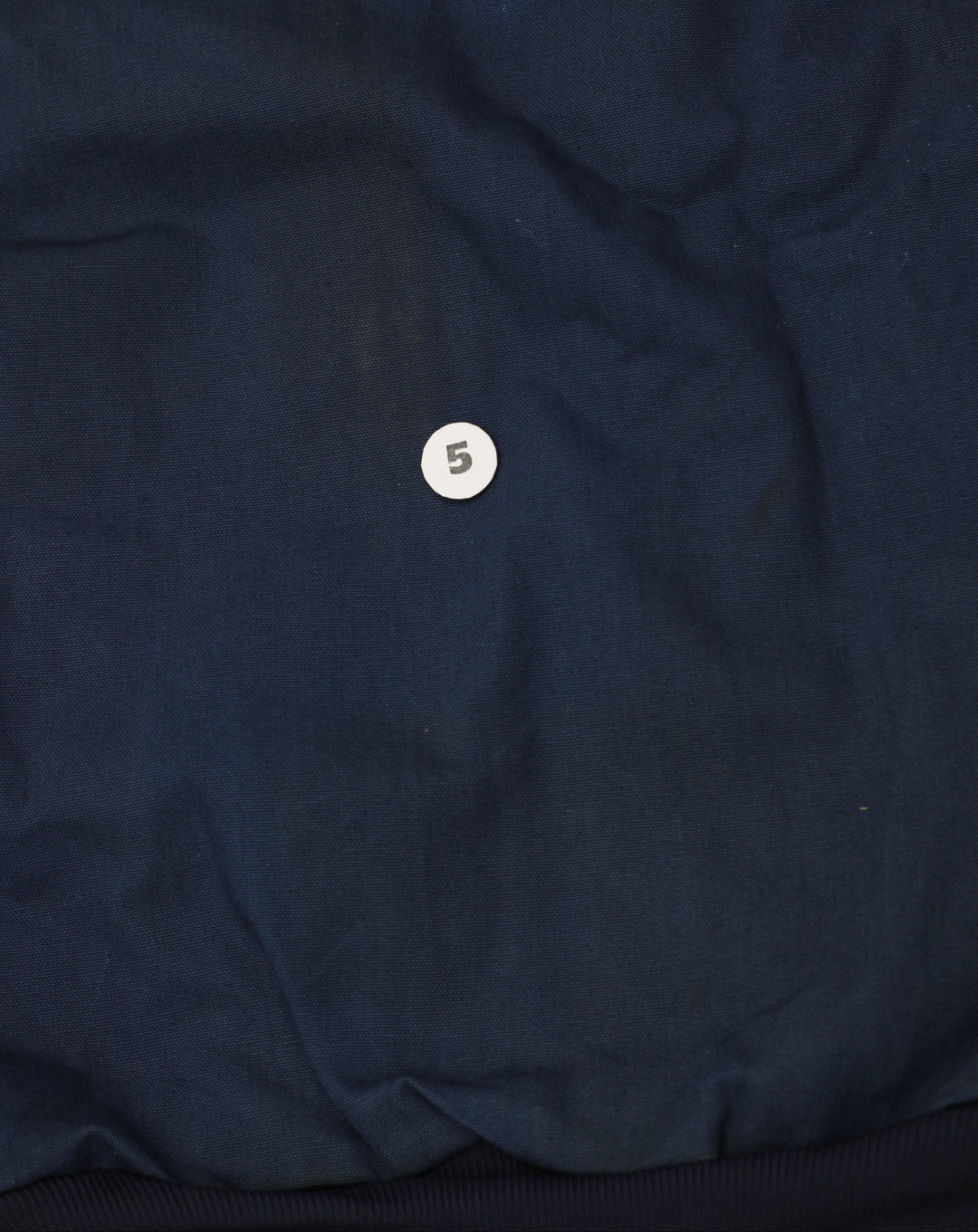 Vintage Mens Carhartt Duck Canvas J03 NVY Zip Up Hooded Jacket