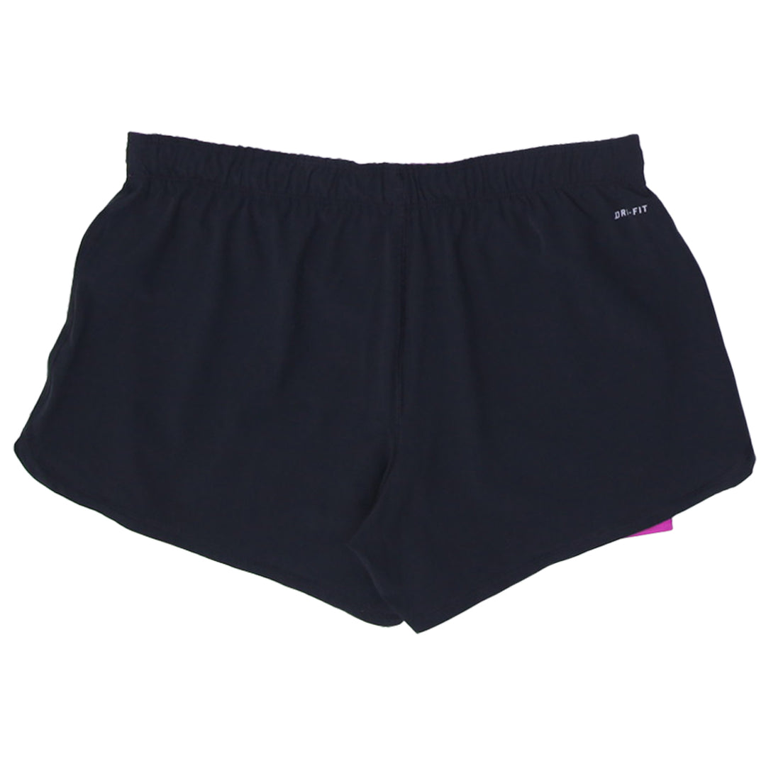 Ladies Embroidered Nike Logo With Inner Sports Shorts