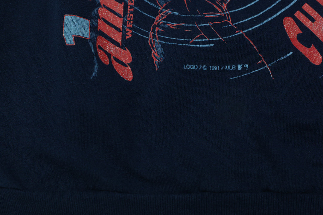 Vintage 1991 Minnesota Twins MLB American League Champions Crewneck