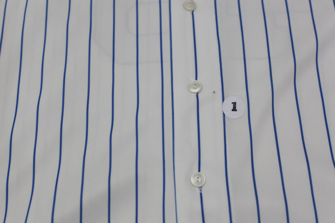 Vintage Chicago Cubs Majestic Pinstripe MLB Genuine Merchandise #45 Magnum Jersey