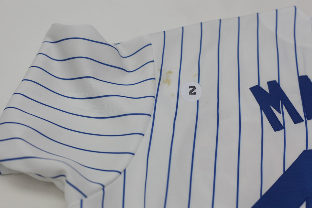 Vintage Chicago Cubs Majestic Pinstripe MLB Genuine Merchandise #45 Magnum Jersey