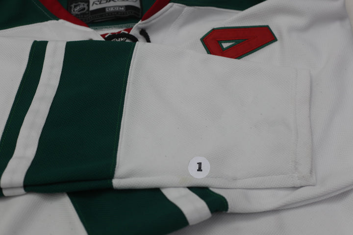 Vintage Mikael Granlund Minnesota Wild White Away Reebok Premier Hockey Jersey