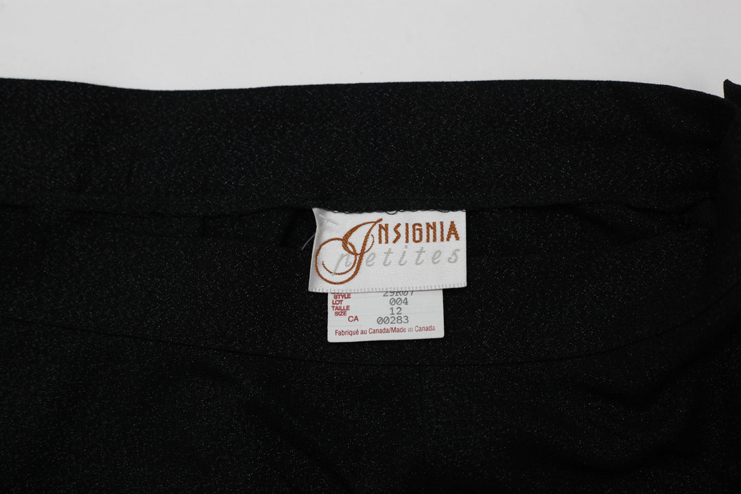 Vintage Ladies Insignia Petites Flared Midi Skirt