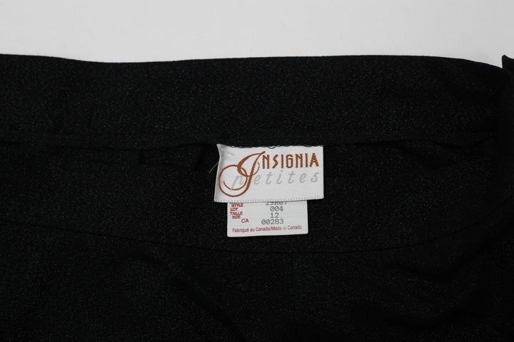 Vintage Ladies Insignia Petites Flared Midi Skirt