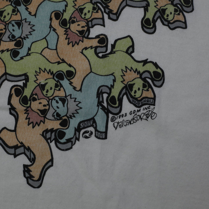 Vintage 1993 Grateful Dead MC Escher T-Shirt Liquid Blue