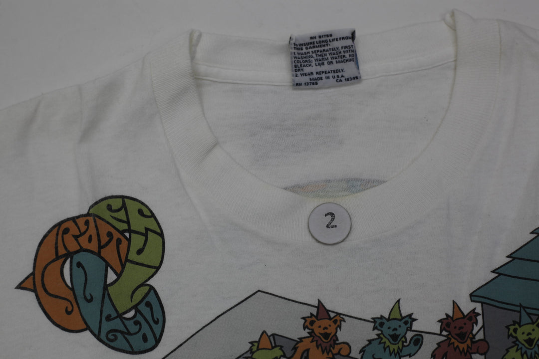Vintage 1993 Grateful Dead MC Escher T-Shirt Liquid Blue