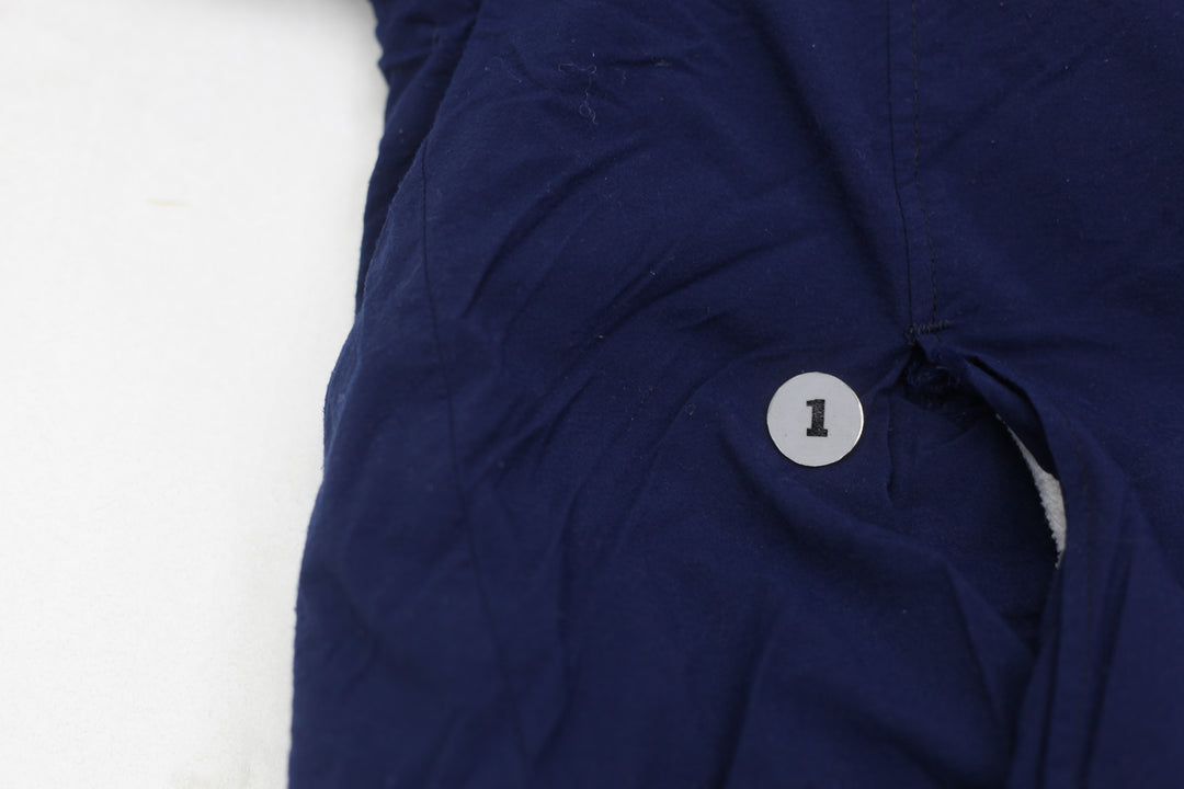 Vintage 1990s Atlanta Braves MLB Baseball Hooded Talon Zipper Jackett