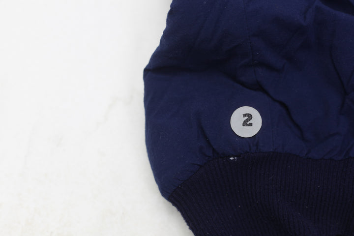 Vintage 1990s Atlanta Braves MLB Baseball Hooded Talon Zipper Jackett