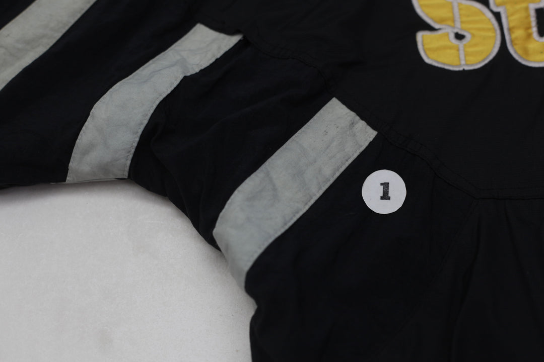 Vintage 90s Starter Pittsburgh Steelers Hooded 1/2 Zip Pullover Jacket