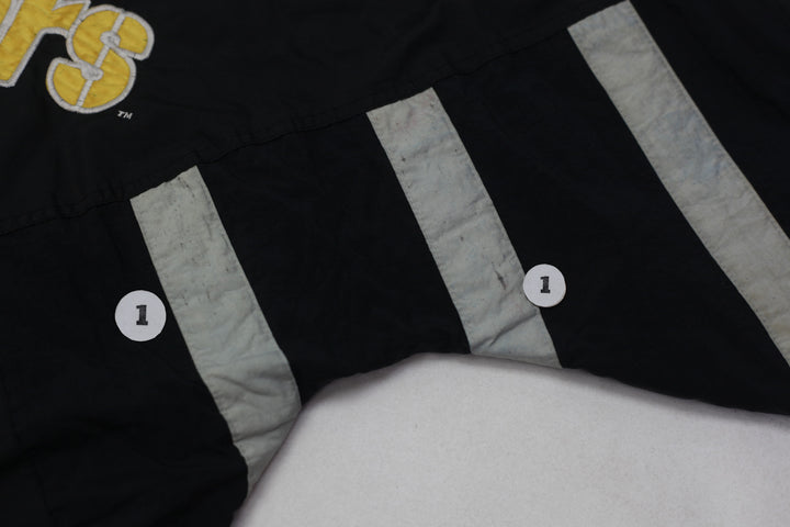 Vintage 90s Starter Pittsburgh Steelers Hooded 1/2 Zip Pullover Jacket